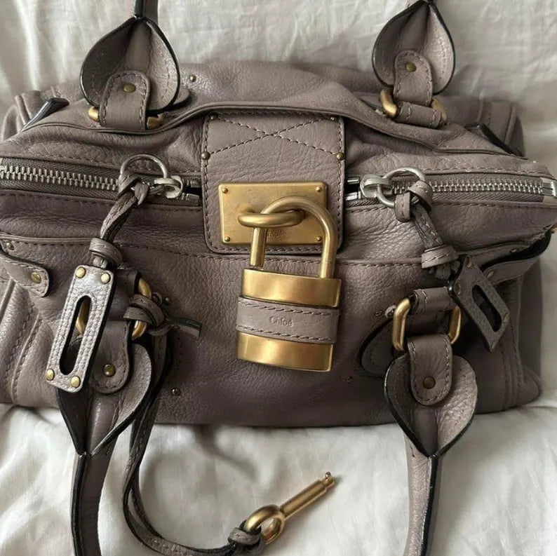 Preowned Chloé Paddington Shoulder Bag – Authentic Vintage Designer Handbag